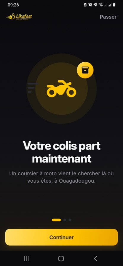 Écran de présentation
