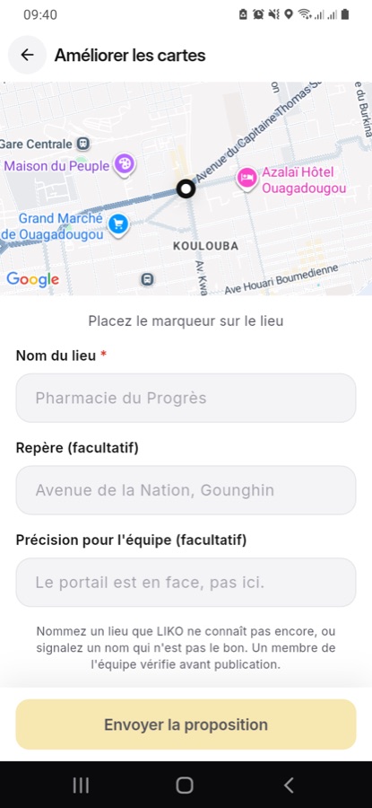 Améliorer les cartes