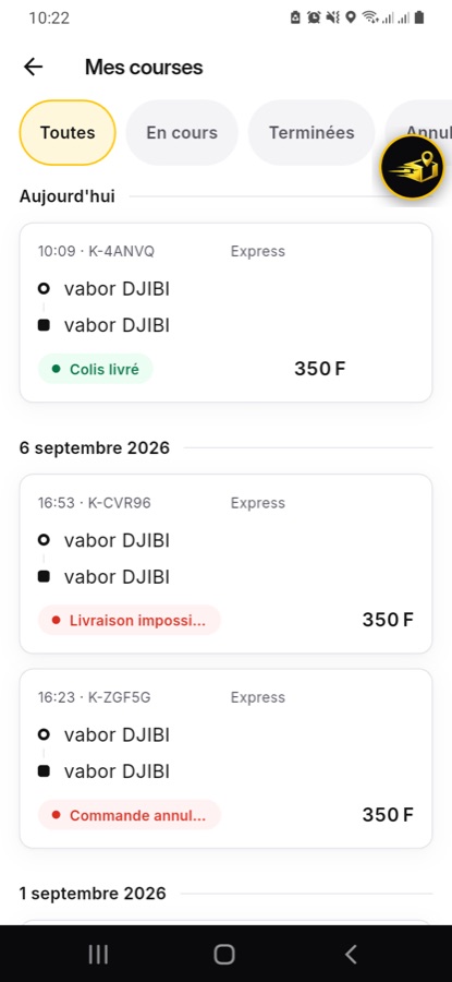 Mes courses