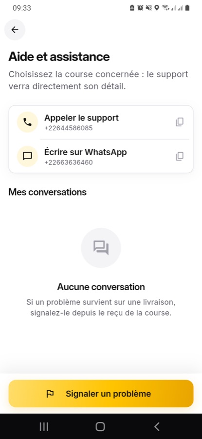 Aide et assistance