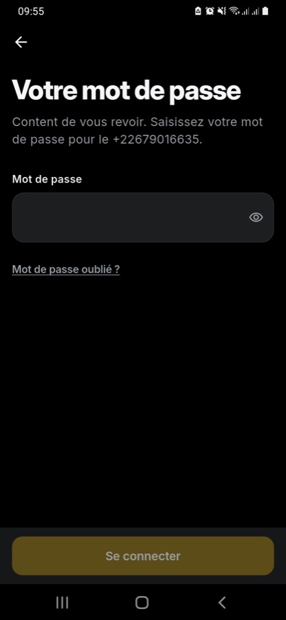 Mot de passe