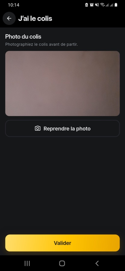 Photo du colis